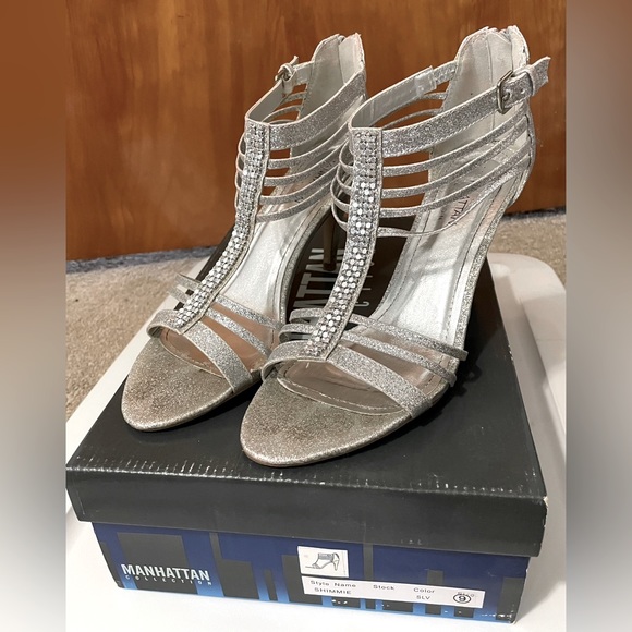 Sparkly Silver High Heels - Picture 1 of 1